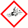 COSHH explosive symbol